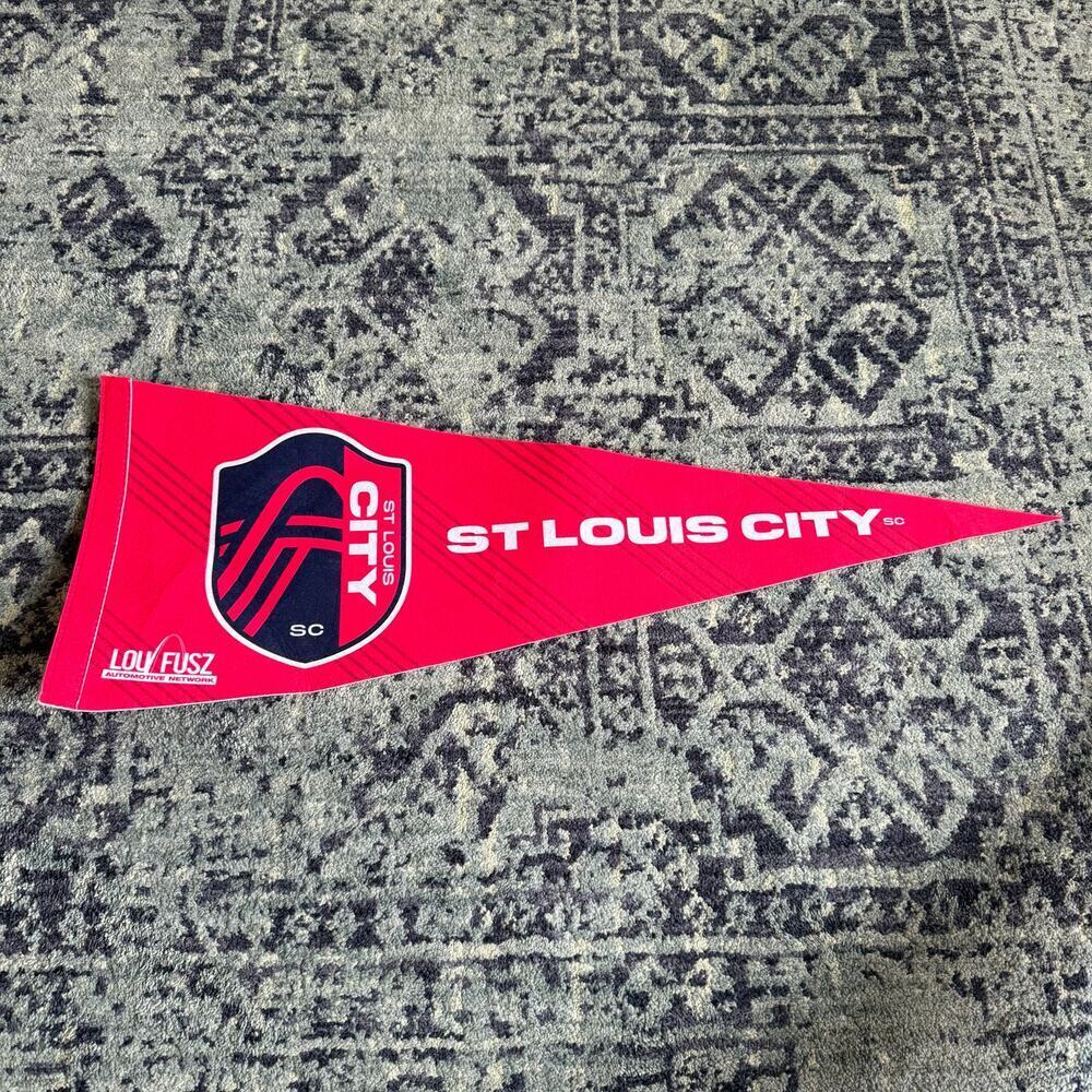 St. Louis City Soccer Red Novelty SC Premium Pennant MLS Soccer